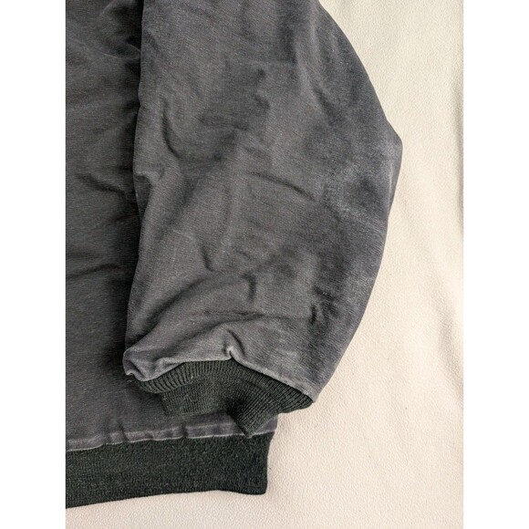 Carhartt FR Jacket Mens Size 3XL Black 101621 Hooded Workwear Quilt Lined - Picture 10 of 15